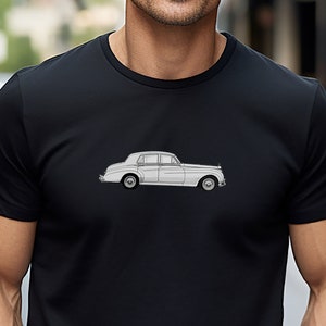 Maglietta Rolls Royce Silver Cloud 2, maglietta Rolls Royce, abbigliamento Rolls Royce, camicia regalo abbigliamento Rolls, maglietta Rolls Aesthetic, maglietta Rolls classica