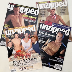 Vintage Gay Magazines UNZIPPED / SOLD INDIVIDUALLY