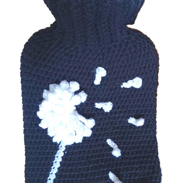 Hot water bottle cover Dandelion "Warm Wind" Bonus: grain pillow including pattern