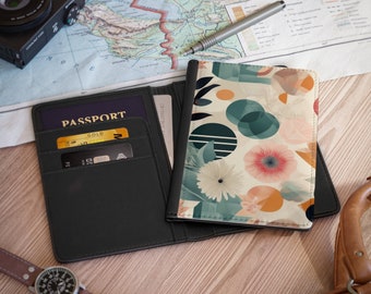 Floral Circles Passport Cover