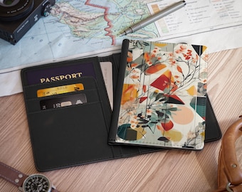 Floral Collage Passport Cover