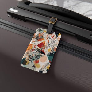 Stilvoller Acrylanhänger mit Blumenmuster - Erweitern Sie Ihre Reiseausrüstung