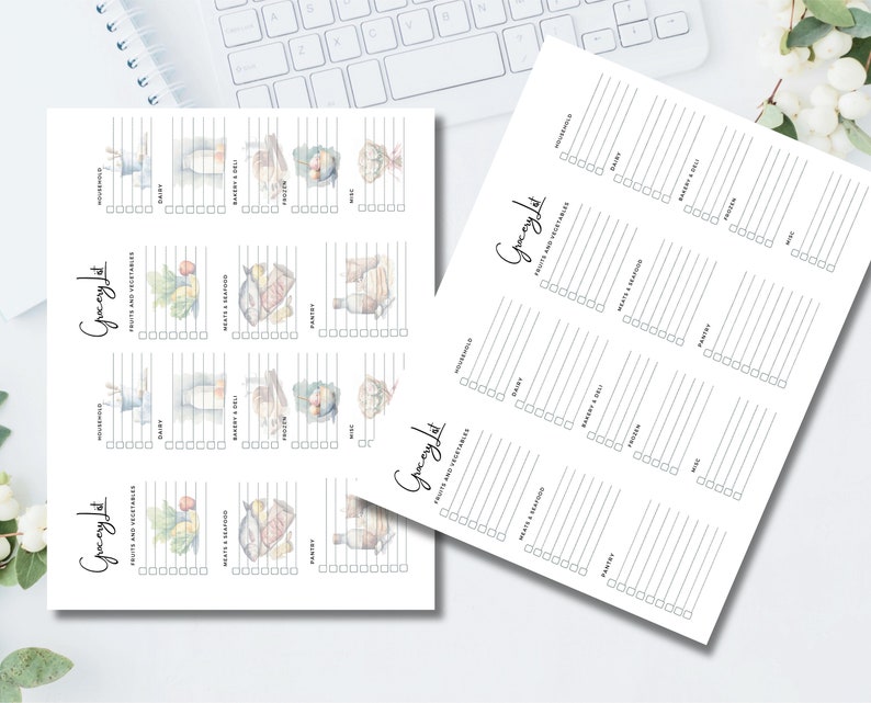Free printable grocery list and meal planner - tolfofficial