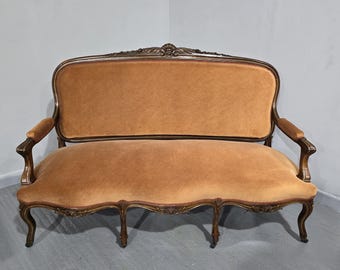 Outstanding French Walnut Couch