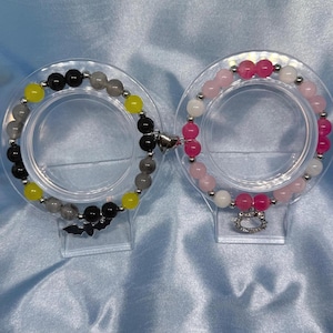 Bijpassende armbanden Batman en hello kitty – superheld- en kawaii-bedelsieradenset voor mannen en vrouwen