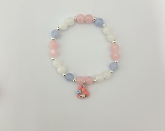 My Melody Bracelet – Cute Kawaii Sanrio-Inspired Handmade Jewellery, Perfect Gift for Teen & Young Adult Fans
