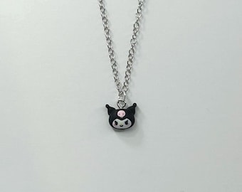 Kuromi necklace – cute gothic kawaii sanrio-inspired jewellery