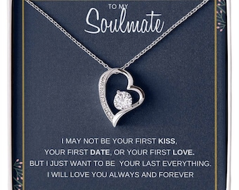 To My Soulmate Forever Love Necklace Your Last Everything