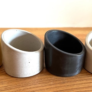 Egg cup set | Concrete egg holder | Spice bowl | handmade | 4 colors