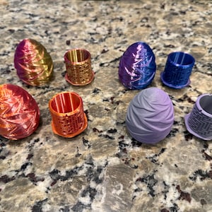 3D Printed Egg Maze Puzzle with Storage