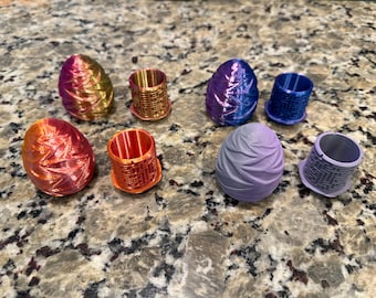 3D Printed Egg Maze Puzzle with Storage
