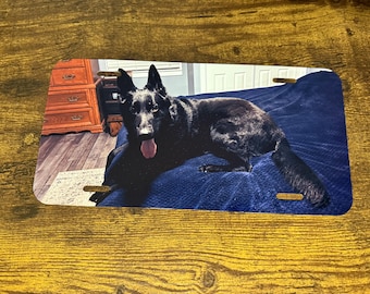 Custom Photo License Plate: Personalized Metal Car Tag