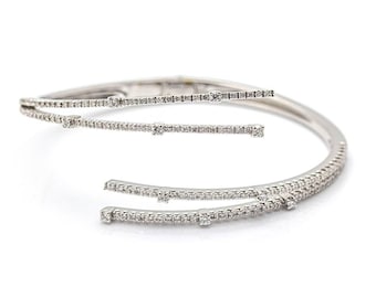 RAY Bracelet in White Gold and Diamonds