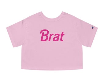 Brat Adult Champion Women's Heritage Cropped T-Shirt