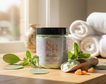 Manteca de karité y mango batida Breathe: eucalipto, menta, incienso