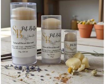 Desodorante natural de vainilla – Vegano, sin aluminio, para el cuidado de las axilas 15 g