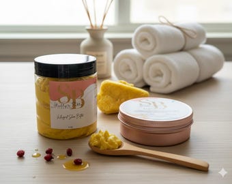 Manteca corporal de karité batida orgánica: hidratación natural de la piel