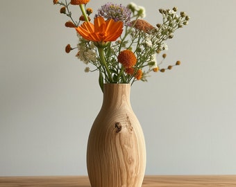 Stylish Handcrafted Wooden Vases