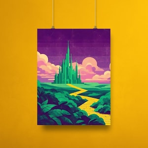 Emerald city, Wizard of Oz – Printable Wall Art (Digital Download)