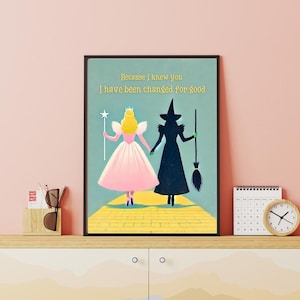 Poster stampabile, download immediato, download digitale, poster, immagine, immagine digitale, immagine scaricabile, strega cattiva, Glinda, Mago di Oz