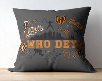 Who Dey Team Spirit PNG Instant Download