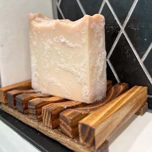Moisturizing, Vanilla Sugar Goat Milk Bar Soap | Dye-Free, Skin Softening, Handcrafted
