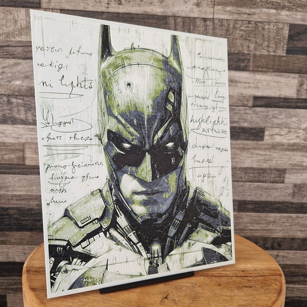 Tableau de Batman réalisé en relief en impression 3D (Image / affiche / Poster)