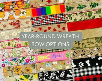 Interchangeable Bow: Year-Round Wreath Add-on