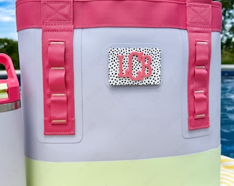 Custom Yeti Camino Patch, Acrylic Yeti Camino Bag Charm, Yeti Bag Keychain, Personalized Bag Charms, Monogram Bag Tag, Yeti Camino Accessory