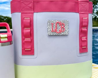 Custom Acrylic Patch, Hook and Loop Bag Charm, Personalized Tote Bag Tag, Personalized Bag Charms, Custom Tote Accessories