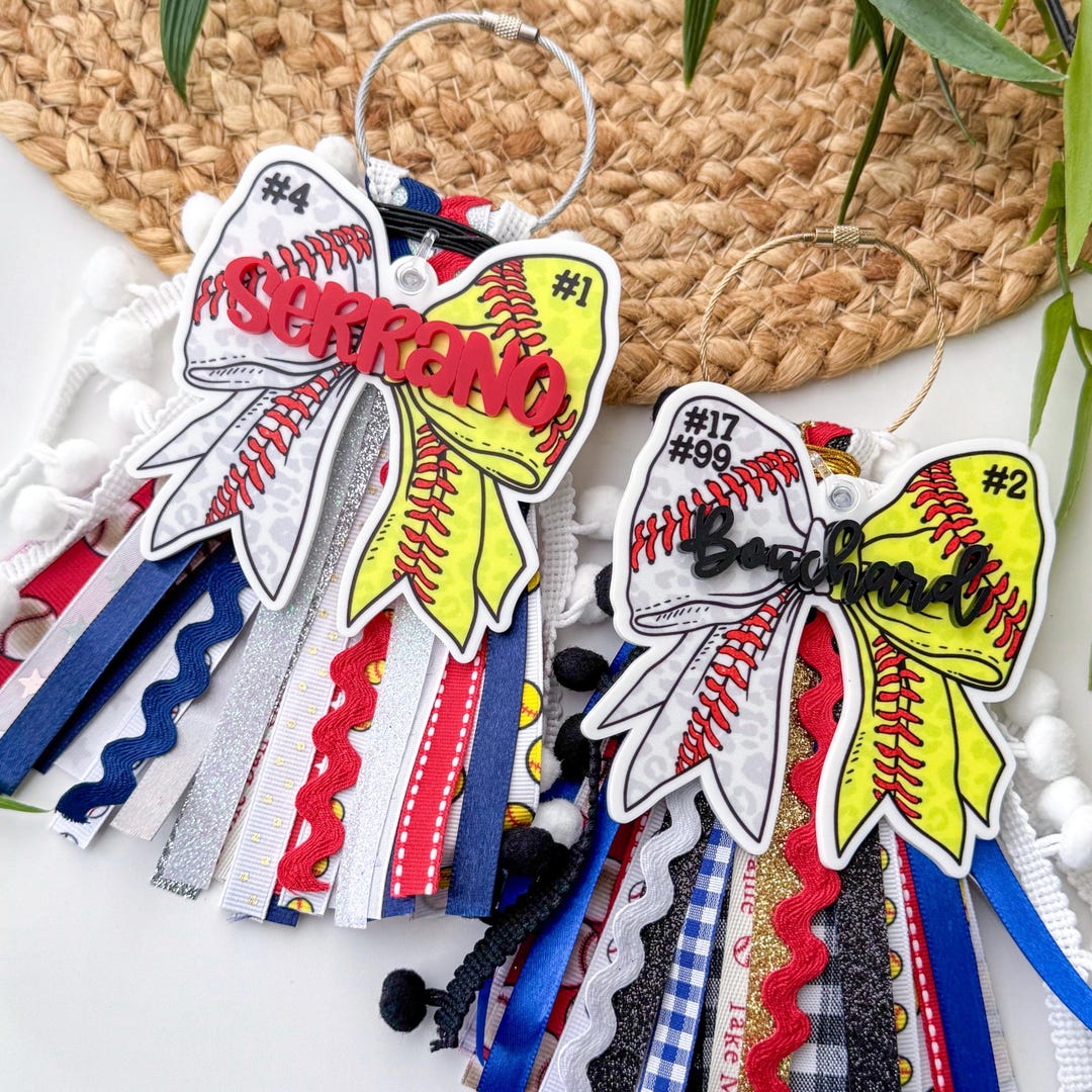 Zayookey 2 Pezzi Baseball Charm per borsa Bogg Sport Ciondolo per Decorazioni per Borse Decorazione Accessori per Borsa da Spiaggia Ornamento Versatile per Portachiavi (A