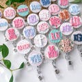 Custom Badge Reel, Nurse Badge Buddy, Healthcare Badge Holder, Teacher Badge, Badge Reel, Acrylic Badge Buddy, Nursing Student, RN Gift