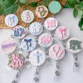 Custom Badge Reel, Nurse Badge Buddy, ID Badge Holder, Teacher Badge, Acrylic Badge Reel, Nursing Student, RN