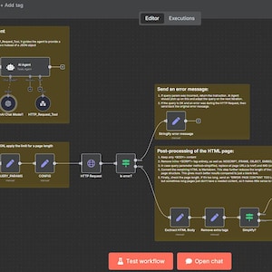 AI-agent som kan skrapa webbsidor