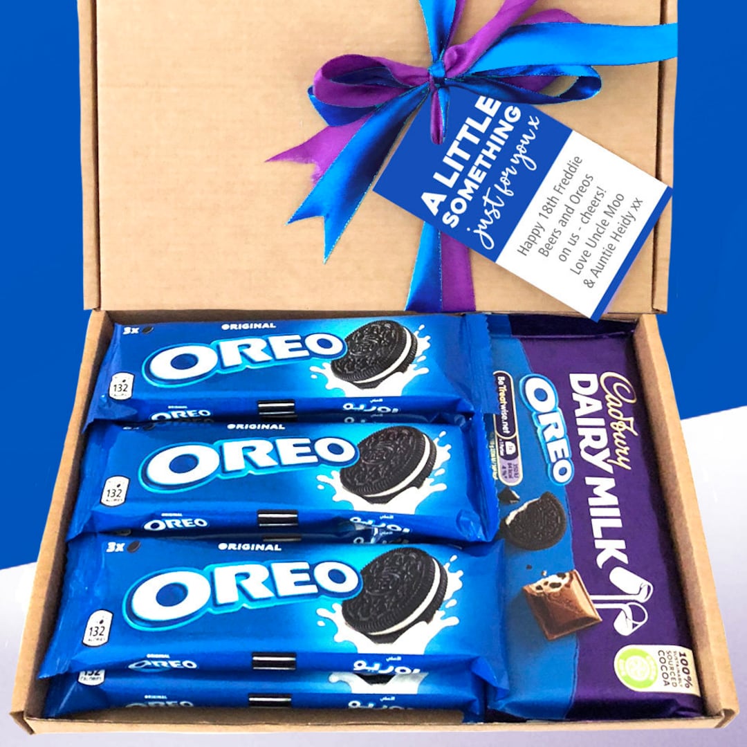 O2 Chocolate Box Cadbury Oreo Chocolate Gift Box - Etsy UK