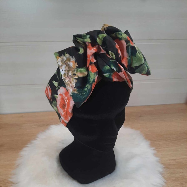 Bandeau turban avec fil de fer - Bandeau turban femme - Bandeau amovible - Bandeau pour femme - Turban pin up - Bandeau pin up