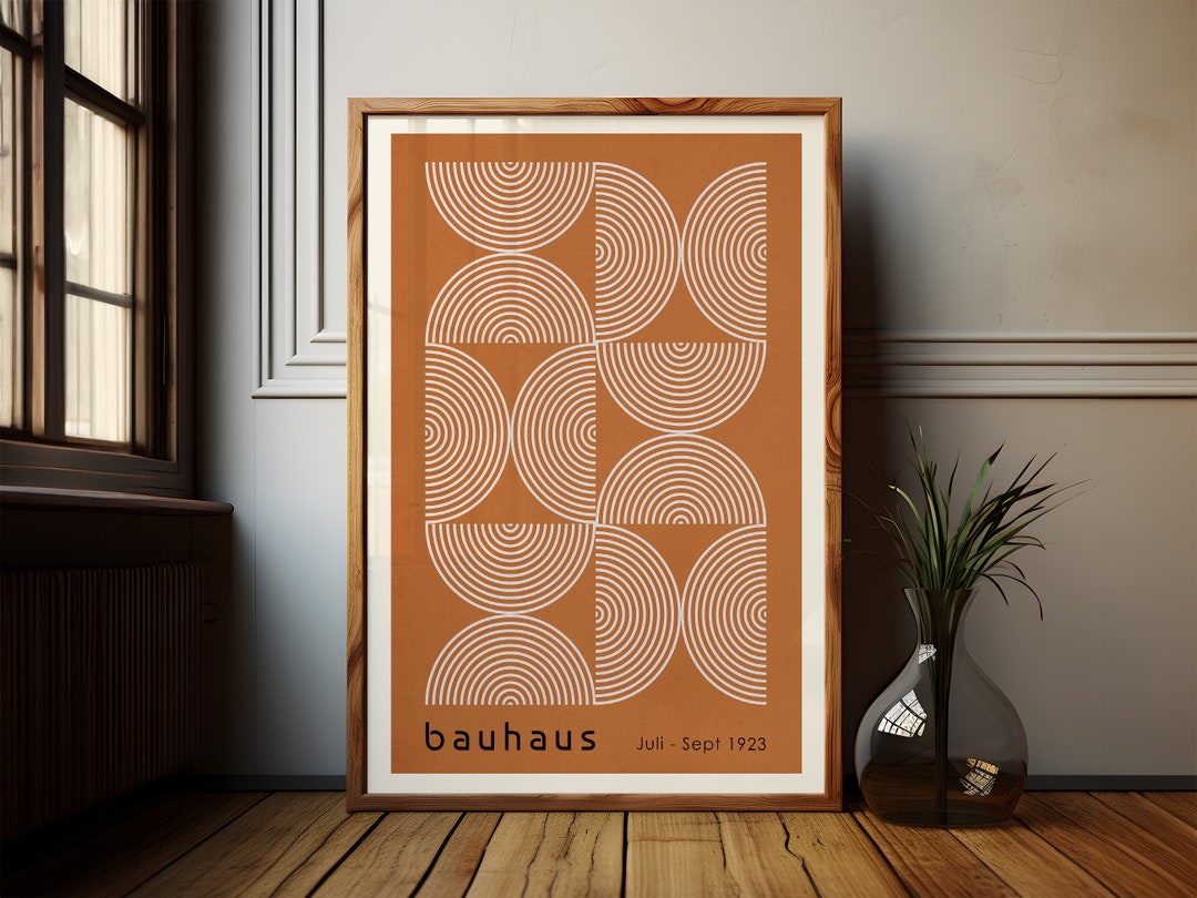 Bauhaus Poster Download Mid Century Modern Print, Bauhaus Wall Art