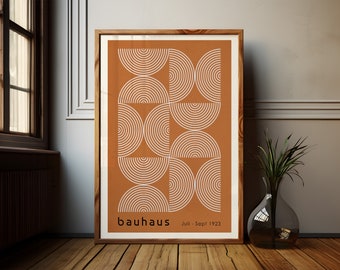 Bauhaus Poster Download Mid Century Modern Print, Bauhaus Wall Art