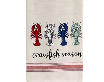 Crawfish Season Hand Towel 20x28