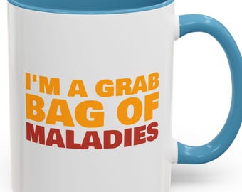 Tazas divertidas para enfermos crónicos, tazas con humor sobre enfermedades autoinmunes, regalos para personas con enfermedades crónicas