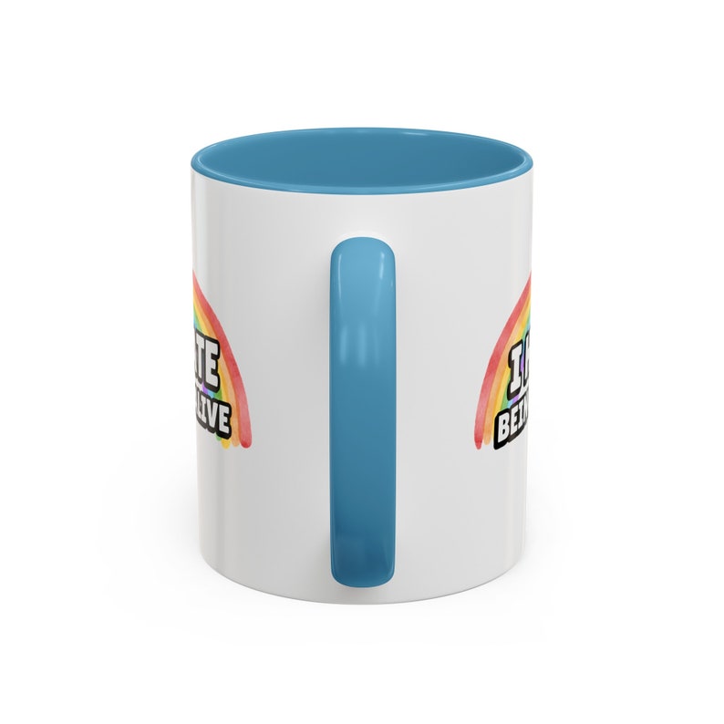 Taza divertida de humor negro de 325 ml: Odio estar vivo. Tazas sarcásticas con arcoíris y vibras depresivas. imagen 8