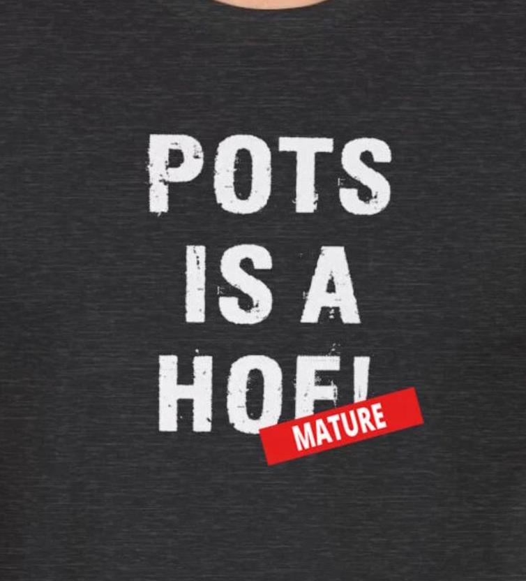 Funny PoTS Syndrome T-Shirt POTS is a Hoe Postural Orthostatic Tachycardia Syndrome Humorous Tees