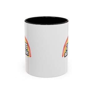Taza divertida de humor negro de 325 ml: Odio estar vivo. Tazas sarcásticas con arcoíris y vibras depresivas. imagen 9