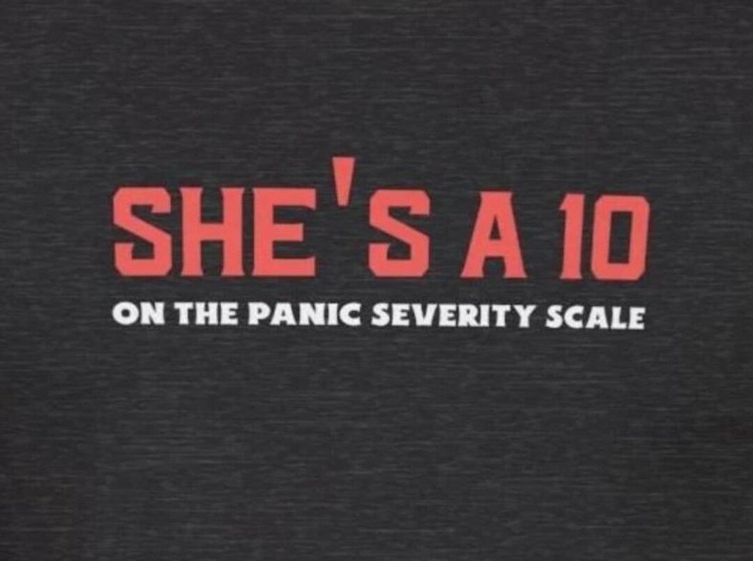 T-shirt Humour Vintage Chaos Panic Disorder Taille XL - Marque Anvil - Occasion Bon état