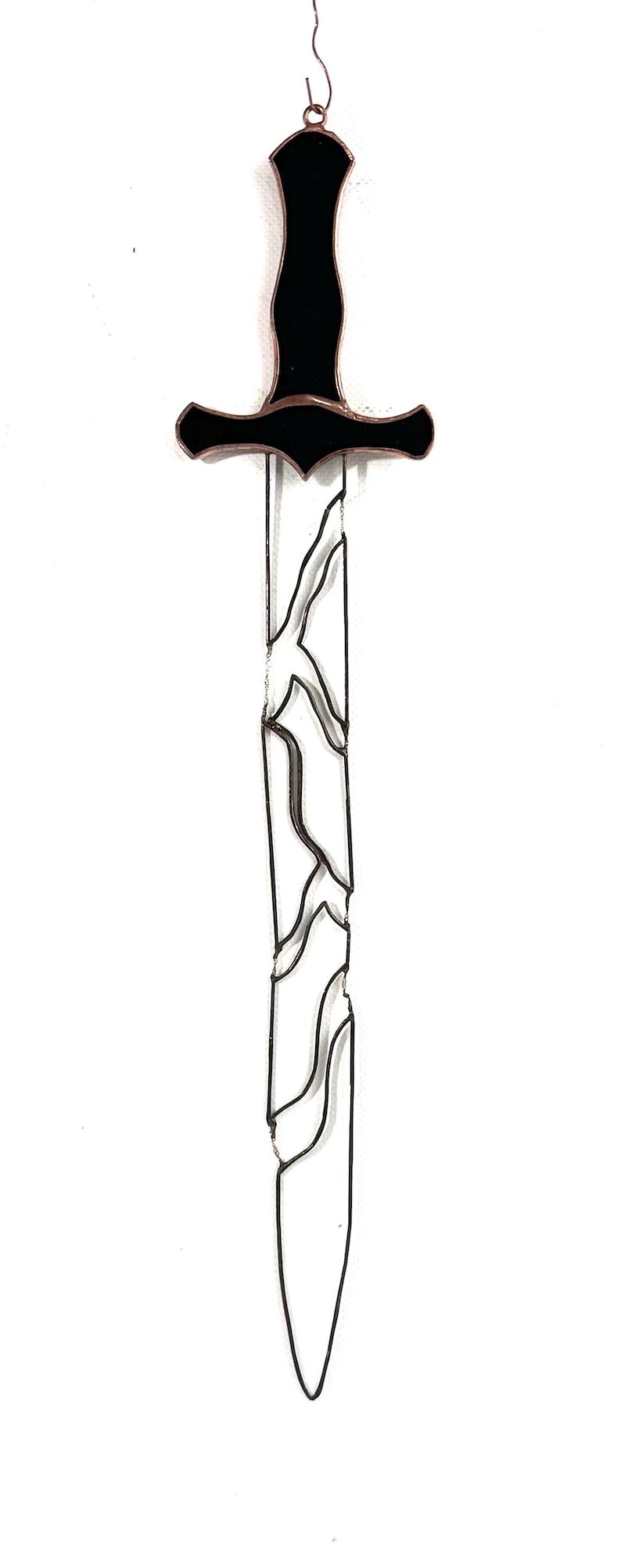 halloween suncatcher
halloween decor 2025
sword suncather
stained glass sword
glass elvin sword
elvin sword broken
hanging sword decor
sword wall art
glass sword ornament
hanging glass sword
geek room decor
glass word figurine
fantasy geek gift
gift for geek