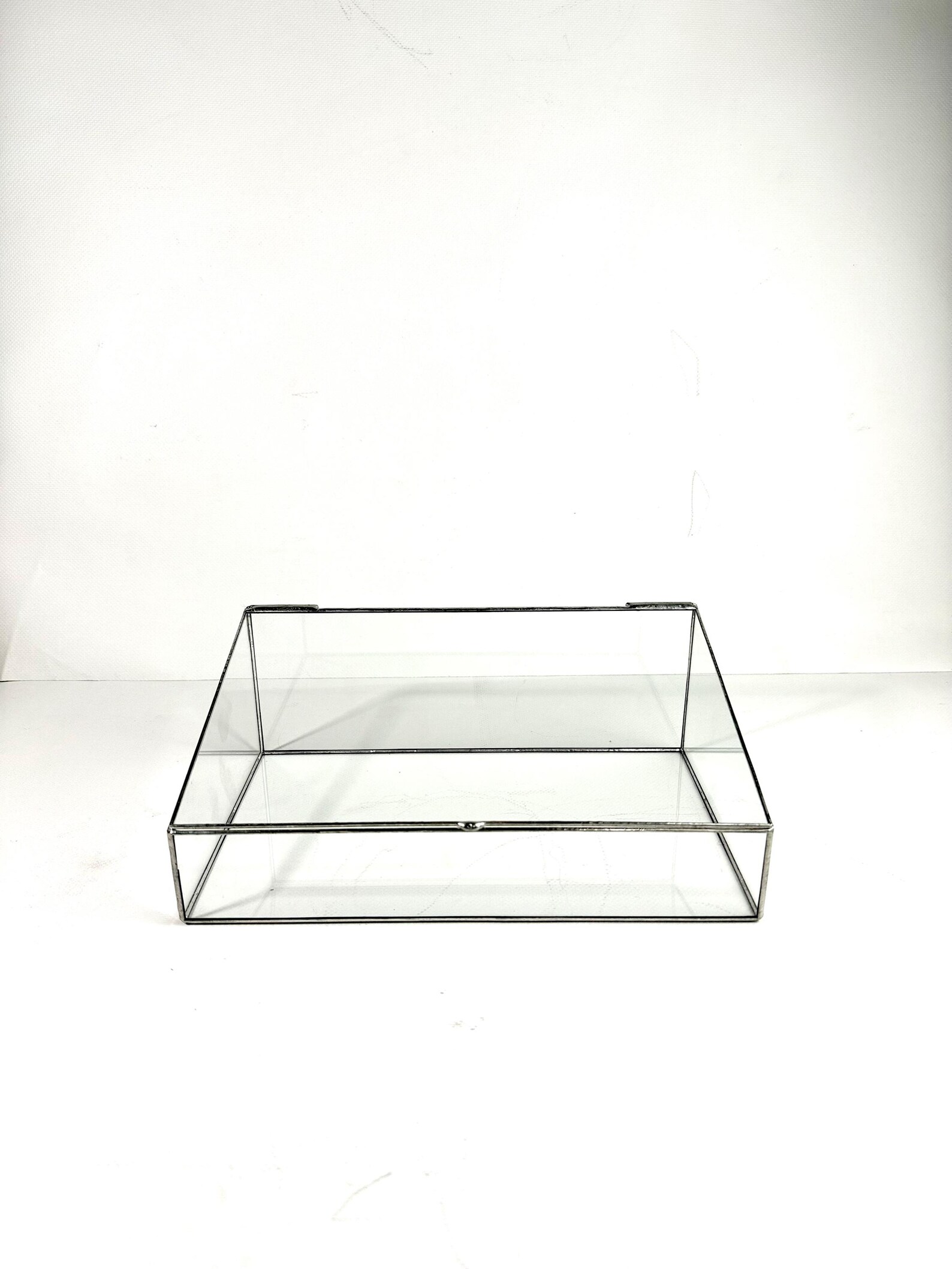 Handmade Glass Display Box, Glass Show Case, Minimalist Organizer for ...