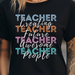 Teacher Shirts, Awesome Tshirt, Gifts for Teacher, Teacher Tees, Teacher Appreciation Gifts, Teach Inspire, Motivational Shirts, Teach Shirt