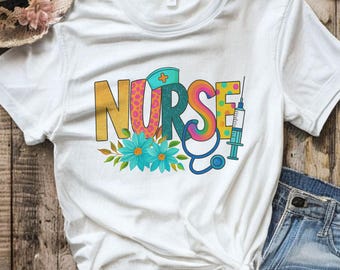 Playful Leopard Print Nurse PNG: Medical Symbol Design (Instant Download)