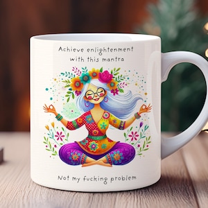 Rude Adult Mug Wrap, Funny Sublimation Designs, 11oz & 15oz Mug Template, Novelty Digital Download PNG