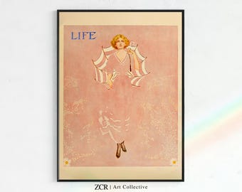 ライフ誌 1910年3月号 表紙プリント、コールズ・フィリップス「フェイダウェイ・ガールズ」（デジタルダウンロード）